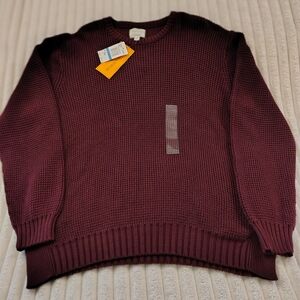 Field & Stream Men's Maroon Crewneck Sweater